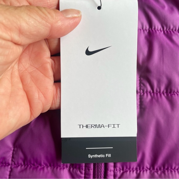 Nike purple fuchsia Therma-Fit Running Vest Medium NWT - Picture 8 of 11